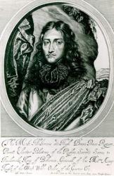 Prince Rupert of the Rhine engraved by William Faithorne (engraving) (b/w photo) | Obraz na stenu