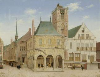 The Old Town Hall of Amsterdam, 1657 (oil on panel) | Obraz na stenu