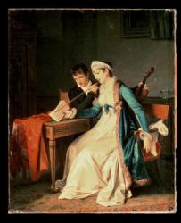 The Music Lesson, 1790 | Obraz na stenu