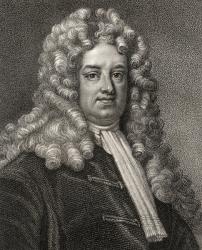 John Somers, engraved by Geremia, illustration from 'A catalogue of Royal and Noble Authors, Volume IV', published in 1806 (litho) | Obraz na stenu