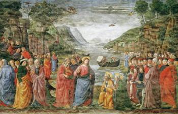 The Calling of SS. Peter and Andrew, 1481 (fresco) | Obraz na stenu