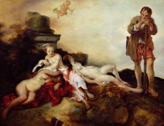 Cimon and Iphigenia, from 'The Decameron' by Boccaccio (oil on canvas) | Obraz na stenu