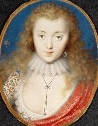 Portrait of a girl, probably Venetia Stanley (1600-33) later Lady Digby (w/c on paper) | Obraz na stenu