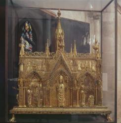 Reliquary of Saint Taurin (gilded copper, enamel & silver) | Obraz na stenu