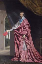 Portrait of Cardinal de Richelieu (1633-40) (oil on canvas) | Obraz na stenu