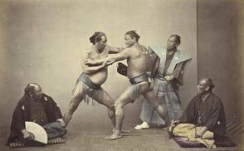 Representatives of Nio, the Japanese Hercules, 1866-7 (photo) | Obraz na stenu