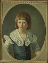 Louis XVII (1785-95) aged 8, at the Temple, 1793 (oil on canvas) | Obraz na stenu