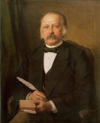 Theodore Fontane, 1883 (oil on panel) | Obraz na stenu