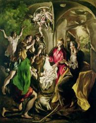 Adoration of the Shepherds, 1603-05 (oil on canvas) | Obraz na stenu