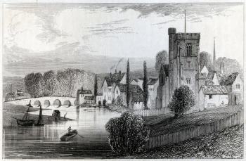 Maidstone, Kent (engraving) | Obraz na stenu