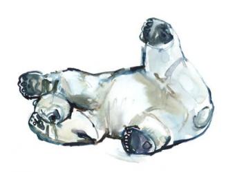 Snow Rub (Polar Bear), 2013 (watercolour and gouache on paper) | Obraz na stenu
