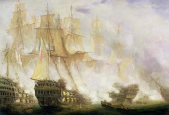 The Battle of Trafalgar, c.1841 (oil on canvas) | Obraz na stenu