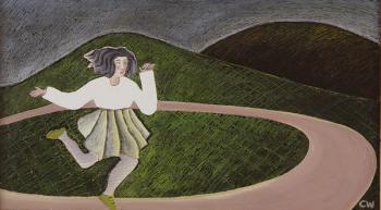 Round and Round, 1988 (oil on canvas) | Obraz na stenu