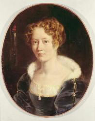 Portrait of Laure Deveria, c.1827 (oil on canvas) | Obraz na stenu