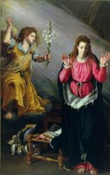 The Annunciation, 1603 (oil on panel) | Obraz na stenu
