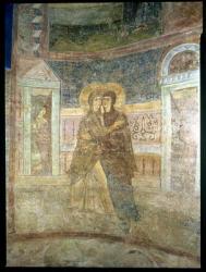 The Visitation, detail from the chapel interior (fresco) | Obraz na stenu
