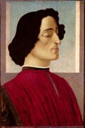Portrait of Giuliano de' Medici (1478-1534) c.1480 (tempera on panel) | Obraz na stenu