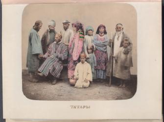 Tatars, 1862 (hand-coloured photo) | Obraz na stenu