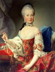 Archduchess Maria Amalia Habsburg-Lothringen, (1746-1804), eighth child of Empress Maria Theresa of Austria (1717-80) and Emperor Francis I (1708-65) | Obraz na stenu