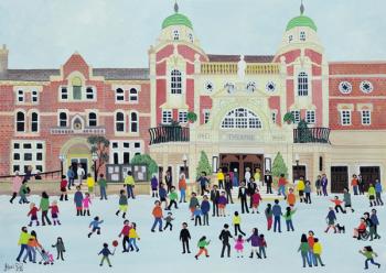 Richmond Theatre, London (w/c on paper) | Obraz na stenu