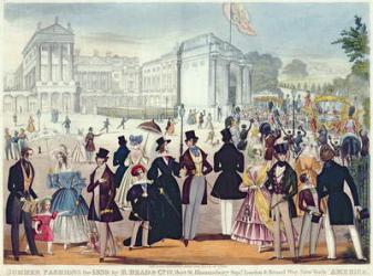 The Queen's Return from the House of Lords, 1839 (engraving with aquatint) | Obraz na stenu