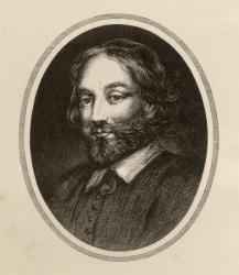 Sir Thomas Browne, illustration from 'Varia: Readings From Rare Books' by J.Hain Friswell published 1866 (engraving) | Obraz na stenu