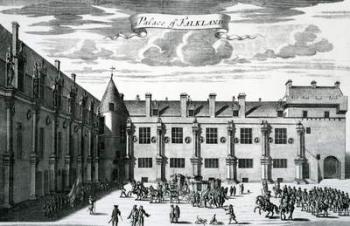 Palace of Falkland, from 'Theatrum Scotiae' by John Slezer, published 1693 (engraving) | Obraz na stenu