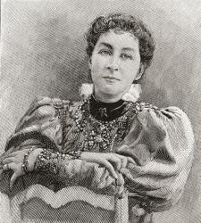 Emma Eames, 1865 - 1952. American soprano. From The Strand Magazine published 1897. | Obraz na stenu