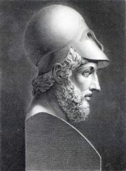 Bust of Pericles, engraved by Giuseppe Cozzi (engraving) | Obraz na stenu