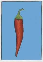 Chilli pepper blue | Obraz na stenu