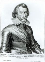 William Cavendish (1592-1676) 1st Duke of Newcastle (engraving) | Obraz na stenu