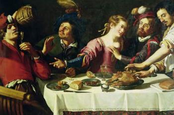 The Meal (oil on canvas) | Obraz na stenu