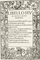 Title page from King Henry VIII's Defence of the Seven Sacraments, printed by Richard Pynson in 1521, from 'The National and Domestic History of England' by William Hickman Smith Aubrey (1858-1916) published London, c.1890 (litho) | Obraz na stenu