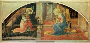 The Annunciation, c.1450-3 (egg tempera on panel) | Obraz na stenu