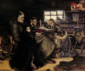 The Menshikov Family in Beriozovo, 1883 (oil on canvas) | Obraz na stenu