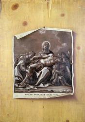 Trompe l'Oeil with Pieta | Obraz na stenu