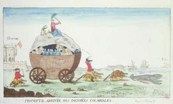 The Prompt Arrival of Colonial Goods, 1807 (coloured engraving) | Obraz na stenu