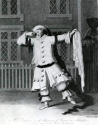 Mr Delphini in the character of Pierot in Aladdin, 1780-1790 (engraving) | Obraz na stenu