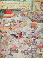 Illustration from 'The History of the Descendants of Timur' (vellum) | Obraz na stenu
