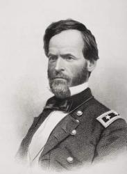 William T. Sherman 1820 to 1891. Union general is American Civil War | Obraz na stenu
