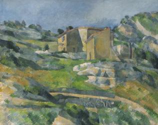 Houses in the Provence: The Riaux Valley near L'Estaque, c.1833 (oil on canvas) | Obraz na stenu