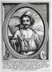 Masaniello, engraved by Petrus de Iode (engraving) | Obraz na stenu