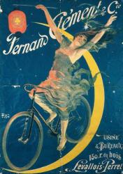 Poster advertising 'Fernand Clement' bicycles (colour litho) | Obraz na stenu