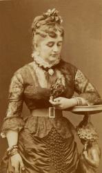 Fanny Lear, c.1875 (b/w photo) | Obraz na stenu