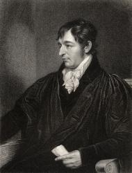 Richard Porson, engraved by W. Holl, from 'National Portrait Gallery, volume II', published c.1835 (litho) | Obraz na stenu