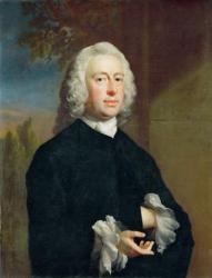 An Unknown Man in Black, 1735 (oil on canvas) | Obraz na stenu