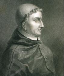 Cardinal Francisco Jimenez de Cisneros (1437-1517) from 'Gallery of Portraits', published in 1833 (engraving) | Obraz na stenu