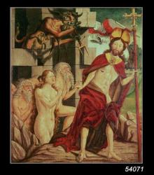 Christ in Hell (oil on panel) | Obraz na stenu
