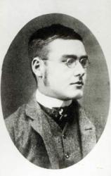 Rudyard Kipling (b/w photo) | Obraz na stenu