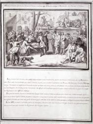 The Election of the Militia at the Parish of Authon, part of the Dourdans Election, 1688 (engraving) | Obraz na stenu